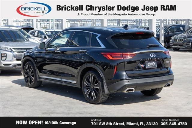 used 2021 INFINITI QX50 car, priced at $22,640