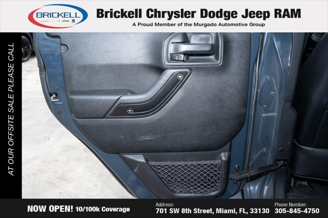 used 2017 Jeep Wrangler Unlimited car, priced at $18,290