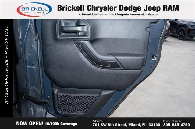 used 2017 Jeep Wrangler Unlimited car, priced at $18,290