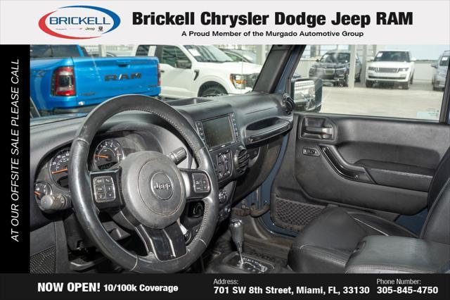 used 2017 Jeep Wrangler Unlimited car, priced at $18,290