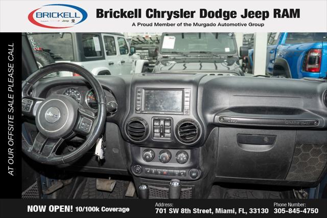 used 2017 Jeep Wrangler Unlimited car, priced at $18,290