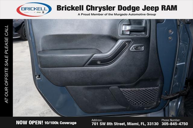 used 2017 Jeep Wrangler Unlimited car, priced at $18,290