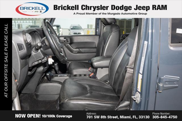 used 2017 Jeep Wrangler Unlimited car, priced at $18,290