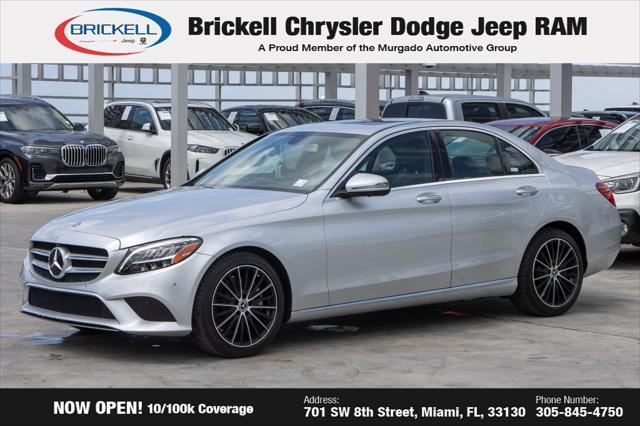 used 2020 Mercedes-Benz C-Class car, priced at $19,532