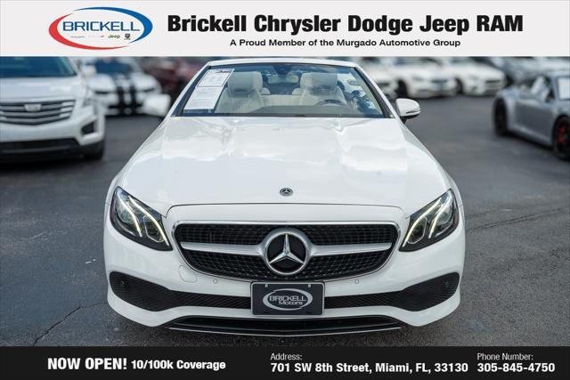 used 2018 Mercedes-Benz E-Class car, priced at $27,500