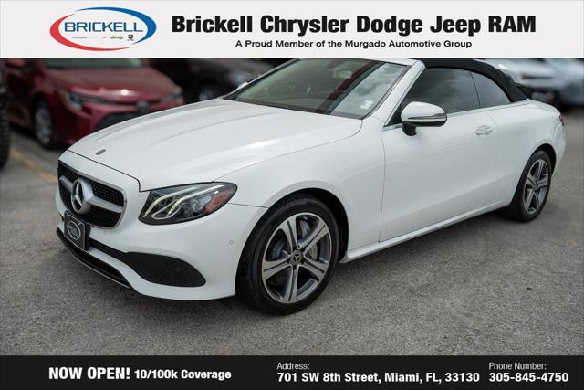 used 2018 Mercedes-Benz E-Class car, priced at $27,500