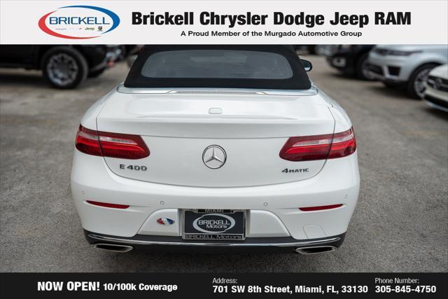 used 2018 Mercedes-Benz E-Class car, priced at $27,500