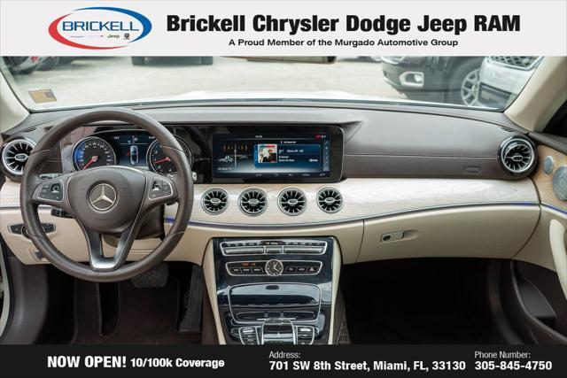 used 2018 Mercedes-Benz E-Class car, priced at $27,500