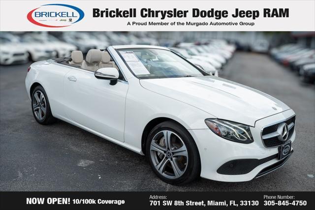 used 2018 Mercedes-Benz E-Class car, priced at $27,500