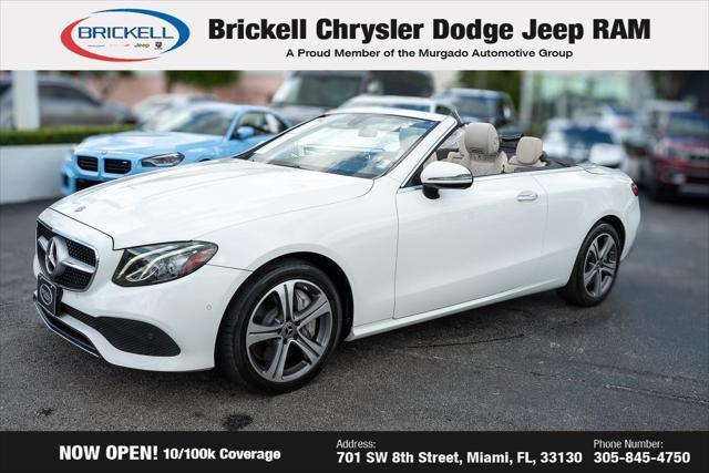 used 2018 Mercedes-Benz E-Class car, priced at $27,500