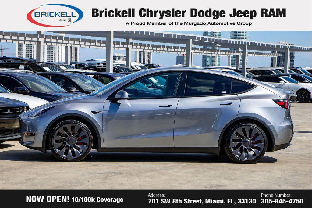 used 2025 Tesla Model Y car, priced at $39,050