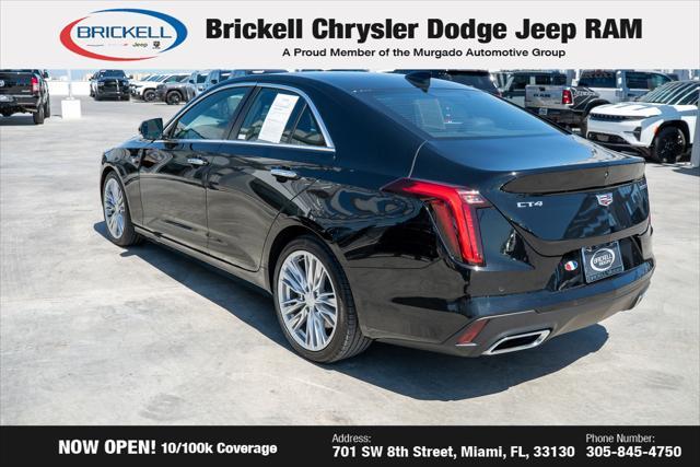used 2024 Cadillac CT4 car, priced at $31,449