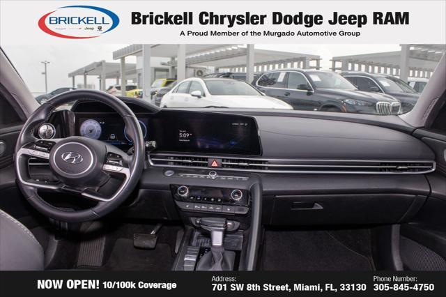 used 2023 Hyundai Elantra car, priced at $14,787