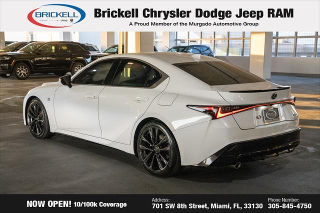 used 2022 Lexus IS 350 car, priced at $36,349