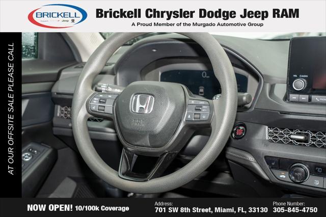 used 2023 Honda Accord car, priced at $24,341