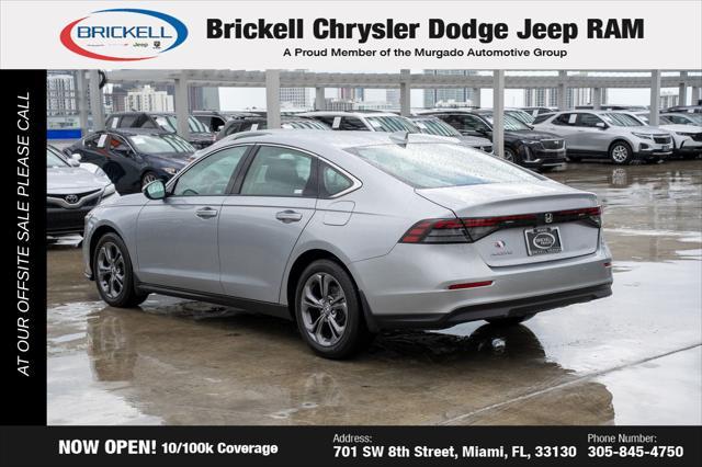 used 2023 Honda Accord car, priced at $24,341