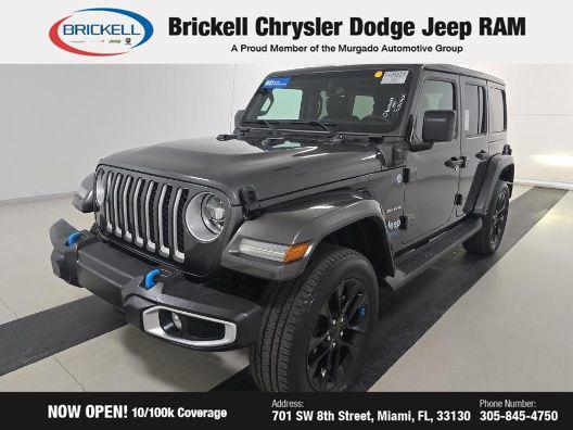 used 2022 Jeep Wrangler Unlimited 4xe car, priced at $36,705