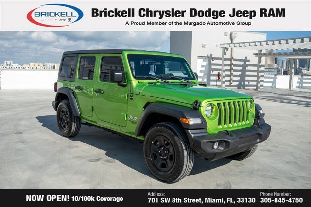 used 2019 Jeep Wrangler Unlimited car, priced at $23,011