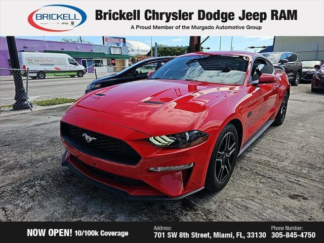 used 2021 Ford Mustang car, priced at $21,608