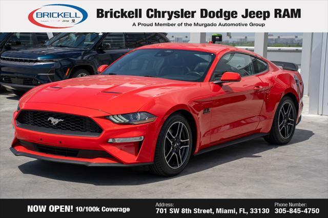 used 2021 Ford Mustang car, priced at $20,450