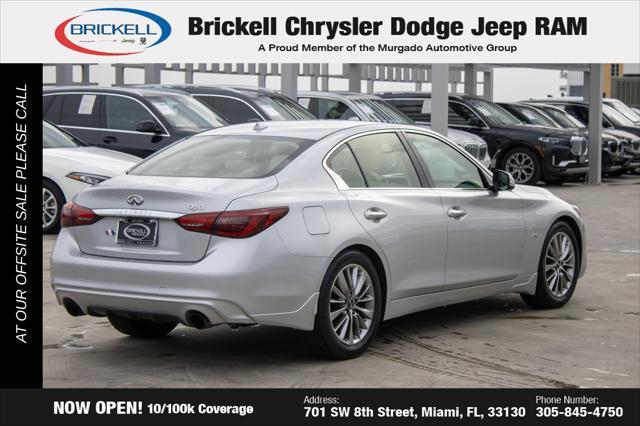 used 2018 INFINITI Q50 car, priced at $14,674