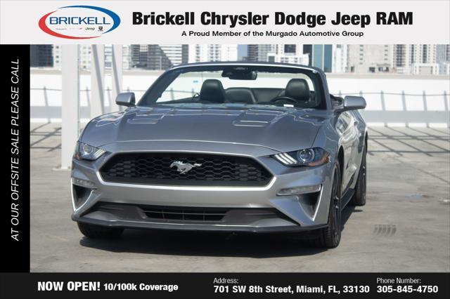used 2022 Ford Mustang car, priced at $20,068