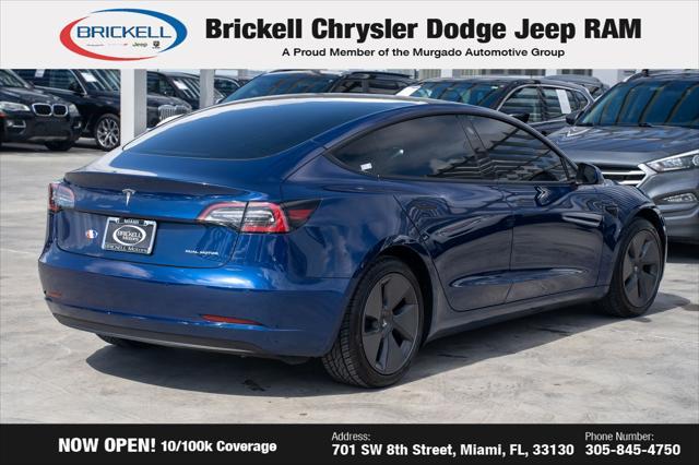 used 2022 Tesla Model 3 car, priced at $21,970