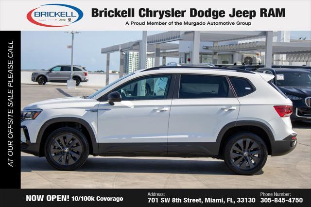 used 2022 Volkswagen Taos car, priced at $17,344