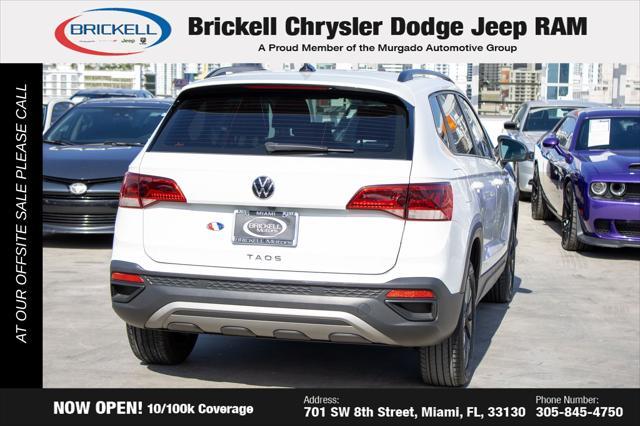 used 2022 Volkswagen Taos car, priced at $17,344