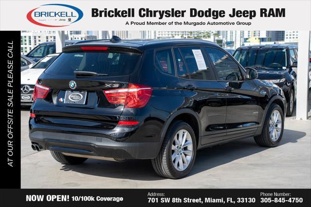 used 2016 BMW X3 car, priced at $9,978