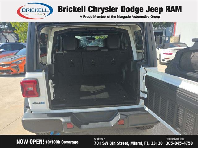 used 2021 Jeep Wrangler Unlimited 4xe car, priced at $35,051