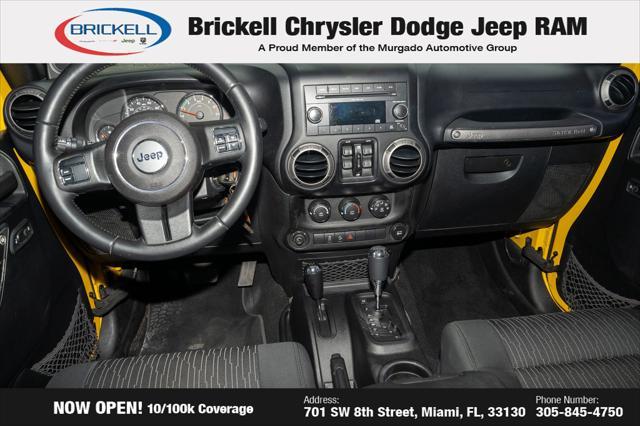 used 2011 Jeep Wrangler Unlimited car, priced at $14,549