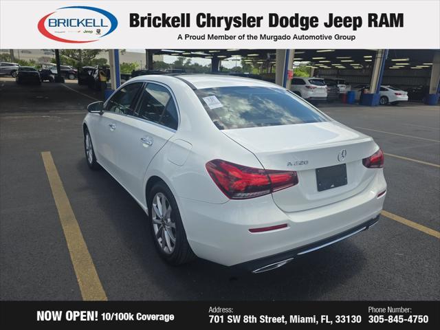 used 2019 Mercedes-Benz A-Class car, priced at $18,027