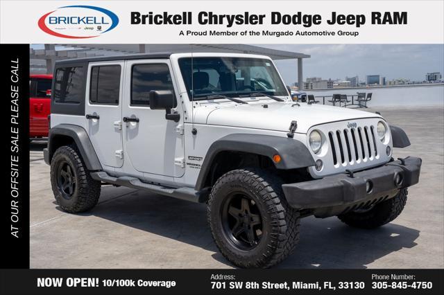 used 2014 Jeep Wrangler Unlimited car, priced at $16,202