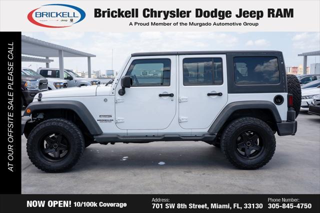 used 2014 Jeep Wrangler Unlimited car, priced at $16,202