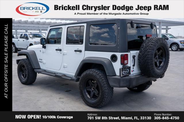 used 2014 Jeep Wrangler Unlimited car, priced at $16,202