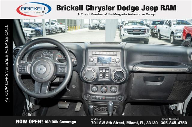 used 2014 Jeep Wrangler Unlimited car, priced at $16,202