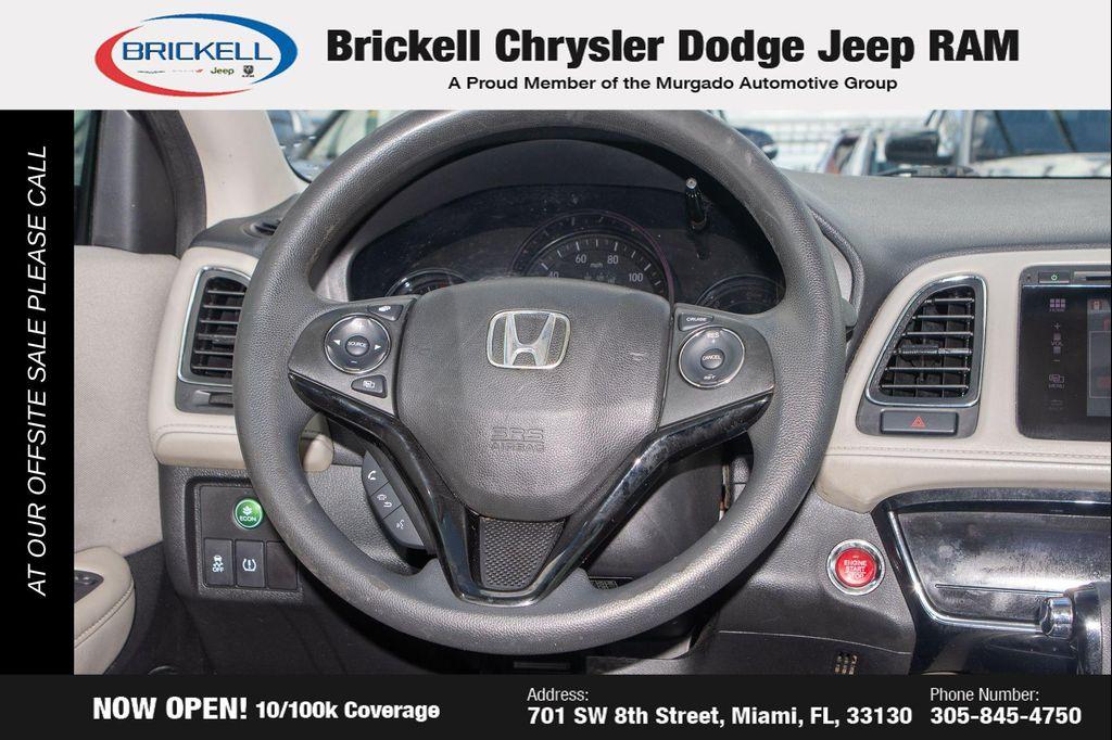 used 2017 Honda HR-V car, priced at $13,590