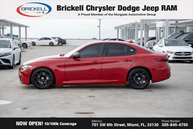 used 2021 Alfa Romeo Giulia car, priced at $18,430