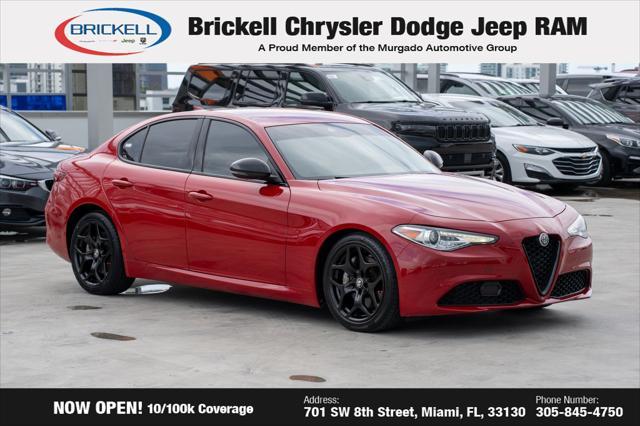 used 2021 Alfa Romeo Giulia car, priced at $18,430