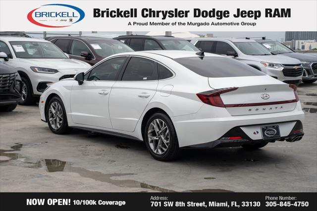 used 2021 Hyundai Sonata car, priced at $14,883