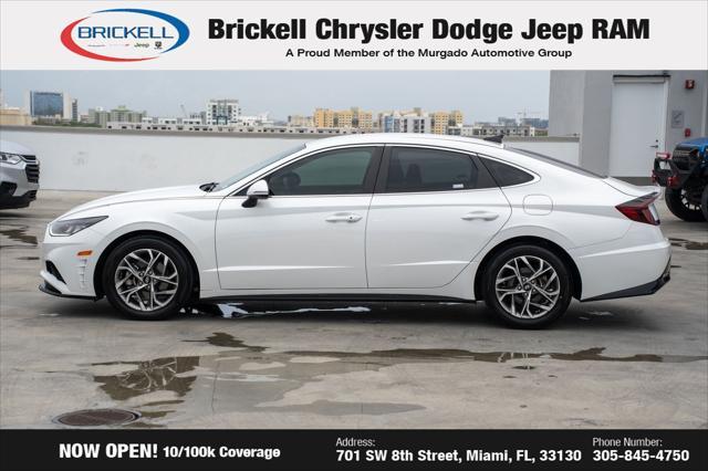 used 2021 Hyundai Sonata car, priced at $14,883