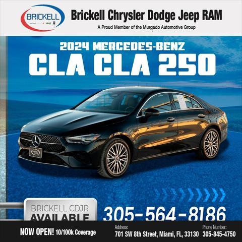 used 2024 Mercedes-Benz CLA 250 car, priced at $38,986