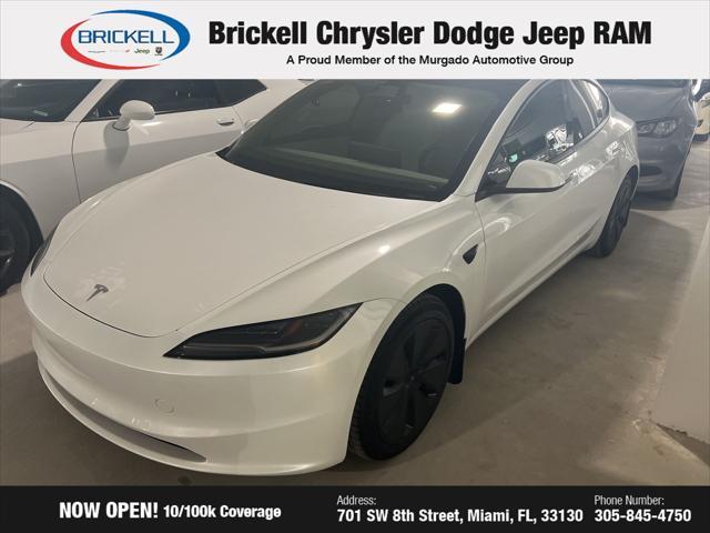 used 2024 Tesla Model 3 car, priced at $37,750