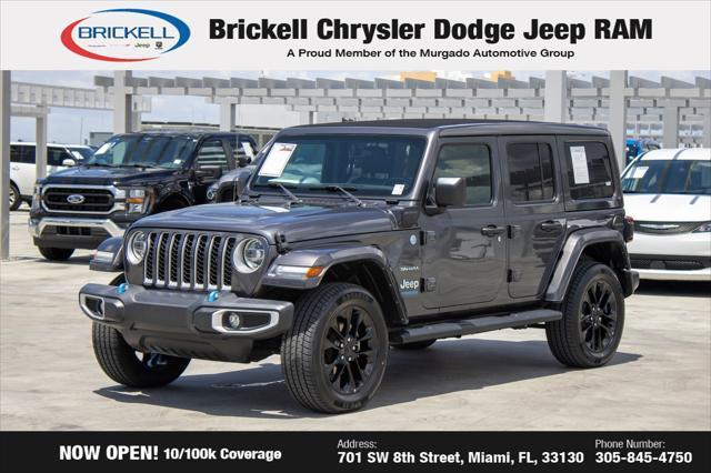 used 2022 Jeep Wrangler Unlimited 4xe car, priced at $33,424