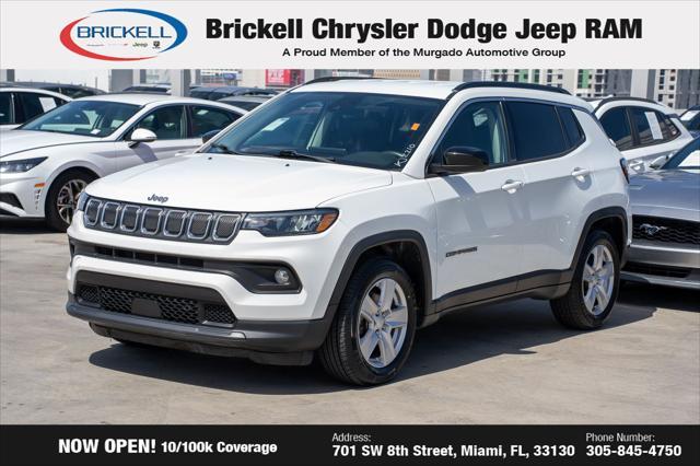 used 2022 Jeep Compass car, priced at $17,499