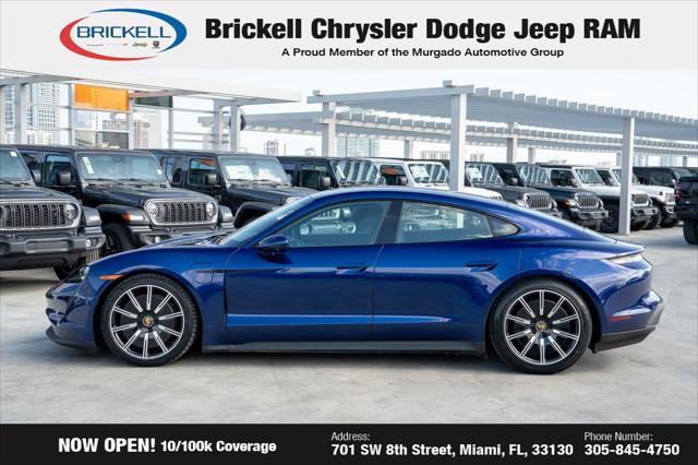 used 2022 Porsche Taycan car, priced at $65,749
