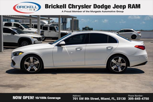 used 2024 Mercedes-Benz C-Class car, priced at $39,795