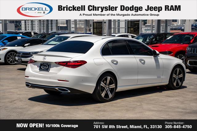 used 2024 Mercedes-Benz C-Class car, priced at $39,795