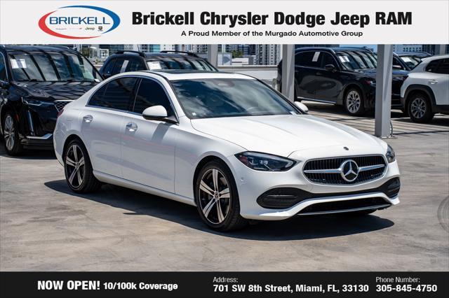 used 2024 Mercedes-Benz C-Class car, priced at $39,795